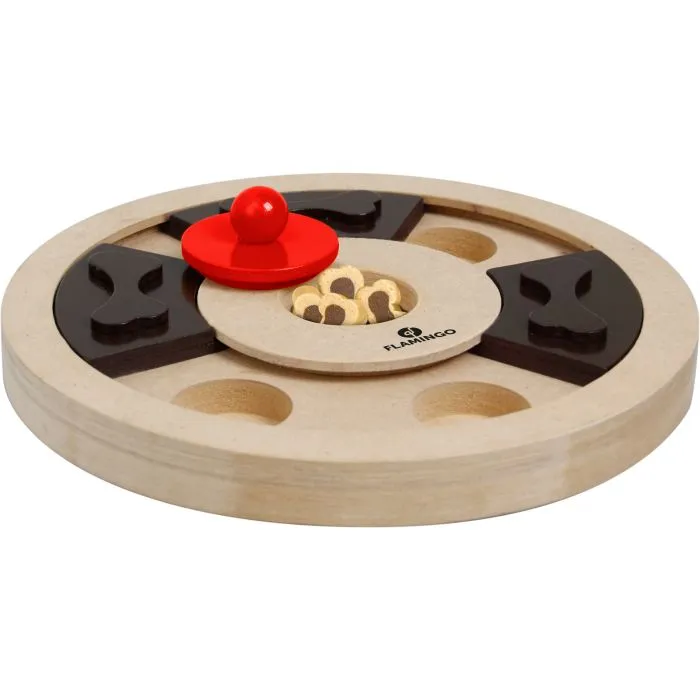 Flamingo Jouet Chien Wooden Brain Train Hera-25cm 3 Flamingo Jouet Chien Wooden Brain Train Hera-25cm