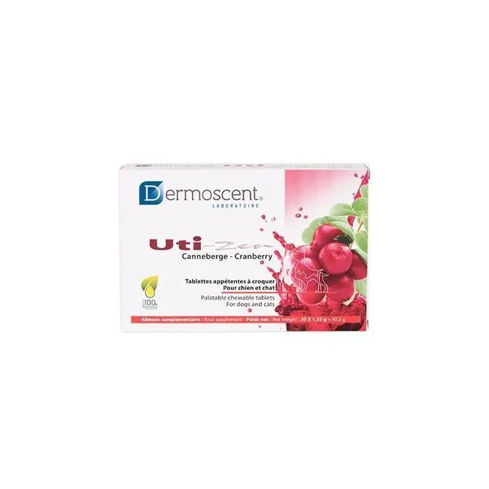 DERMOSCENT UTI-ZEN Chien Et Chat 30 Tablettes 3 DERMOSCENT UTI-ZEN Chien Et Chat 30 Tablettes