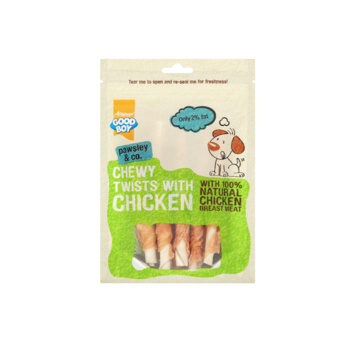 Torsade Chewy Twists Au Poulet Good Boy 350g 3 Torsade Chewy Twists Au Poulet Good Boy 350g
