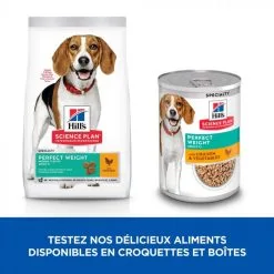Hill's Science Plan Adult Perfect Weight Croquettes Pour Chien Medium Au Poulet -ROYAL CANIN Soldes 52742025216 4 science plan perfect weight chien adulte medium croquettes poulet