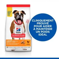 Hill's Science Plan Adult Light Croquettes Pour Chien Médium Au Poulet 12 Hill's Science Plan Adult Light Croquettes Pour Chien Médium Au Poulet -ROYAL CANIN Soldes 52742025834 2 science plan light chien adulte medium croquettes poulet