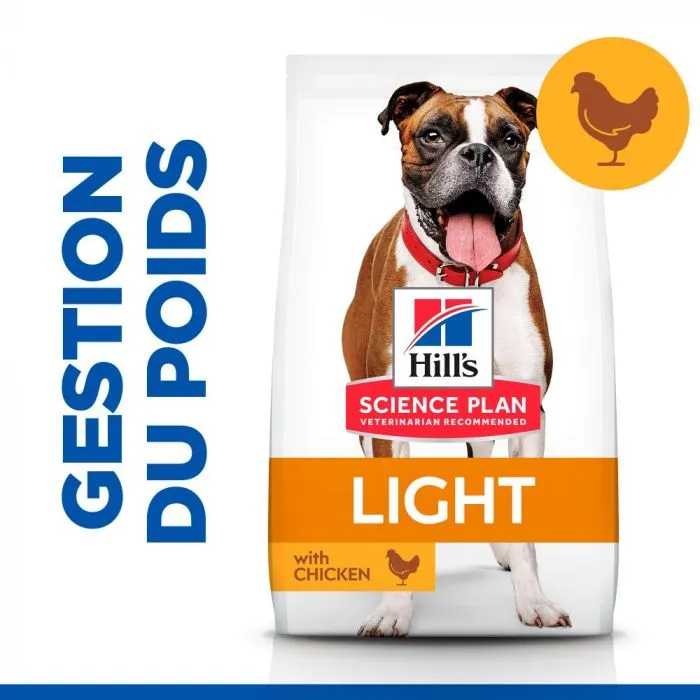 Hill's Science Plan Adult Light Croquettes Pour Chien Médium Au Poulet 7 Hill's Science Plan Adult Light Croquettes Pour Chien Médium Au Poulet – Image 5