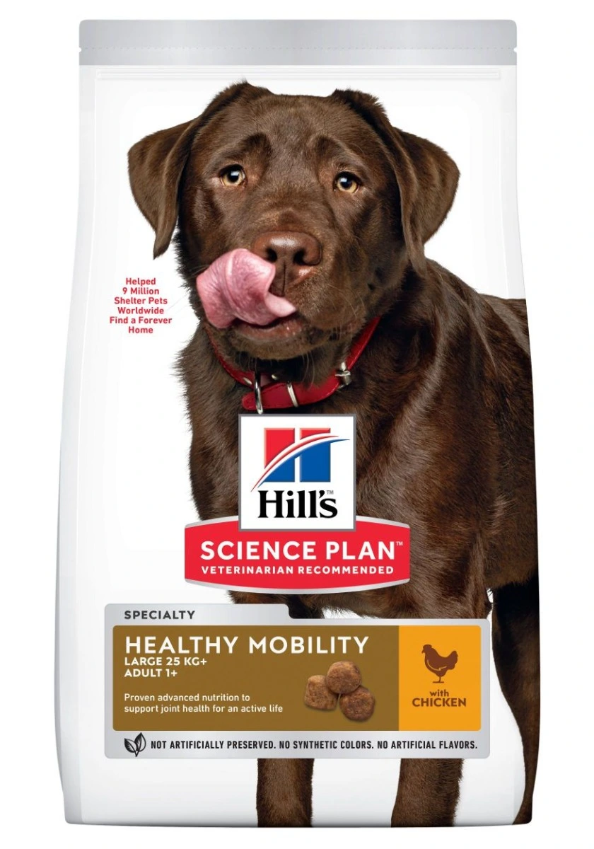 Hill's Science Plan Adult Healthy Mobility Croquettes Pour Grand Chien Au Poulet - 14Kg 4 Hill's Science Plan Adult Healthy Mobility Croquettes Pour Grand Chien Au Poulet - 14Kg – Image 2