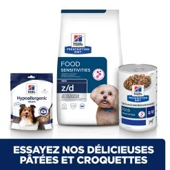 Hill's Prescription Diet Z/D Mini Food Sensitivities 1Kg -ROYAL CANIN Soldes 52742040622 5 FR