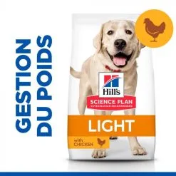 Hill's Science Plan Adult Light Croquettes Pour Grand Chien Au Poulet 15 Hill's Science Plan Adult Light Croquettes Pour Grand Chien Au Poulet -ROYAL CANIN Soldes 52742296005 4 science plan chien adulte large light croquettes poulet
