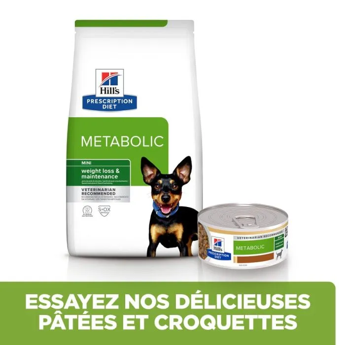 Hill's Prescription Diet Metabolic Croquettes Pour Petit Chien Au Poulet 3 Hill's Prescription Diet Metabolic Croquettes Pour Petit Chien Au Poulet