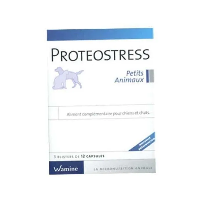 WAMINE Proteostress Petits Animaux 3x12 Capsules 3 WAMINE Proteostress Petits Animaux 3x12 Capsules