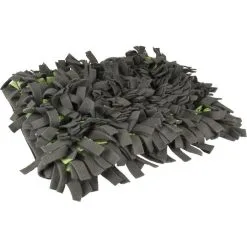 Flamingo Tapis à Renifler Amigo Rectangulaire + Fermeture Eclair Gris/vert 40x50cm