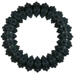 Flamingo Jouet Chien Gladiator Anneau Noir En Caoutchouc 15cm