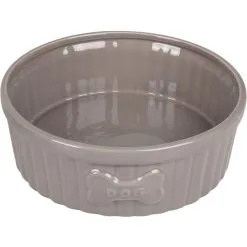Flamingo Gamelle Chien Mabel Céramique Taupe 20,5cm 1510ml