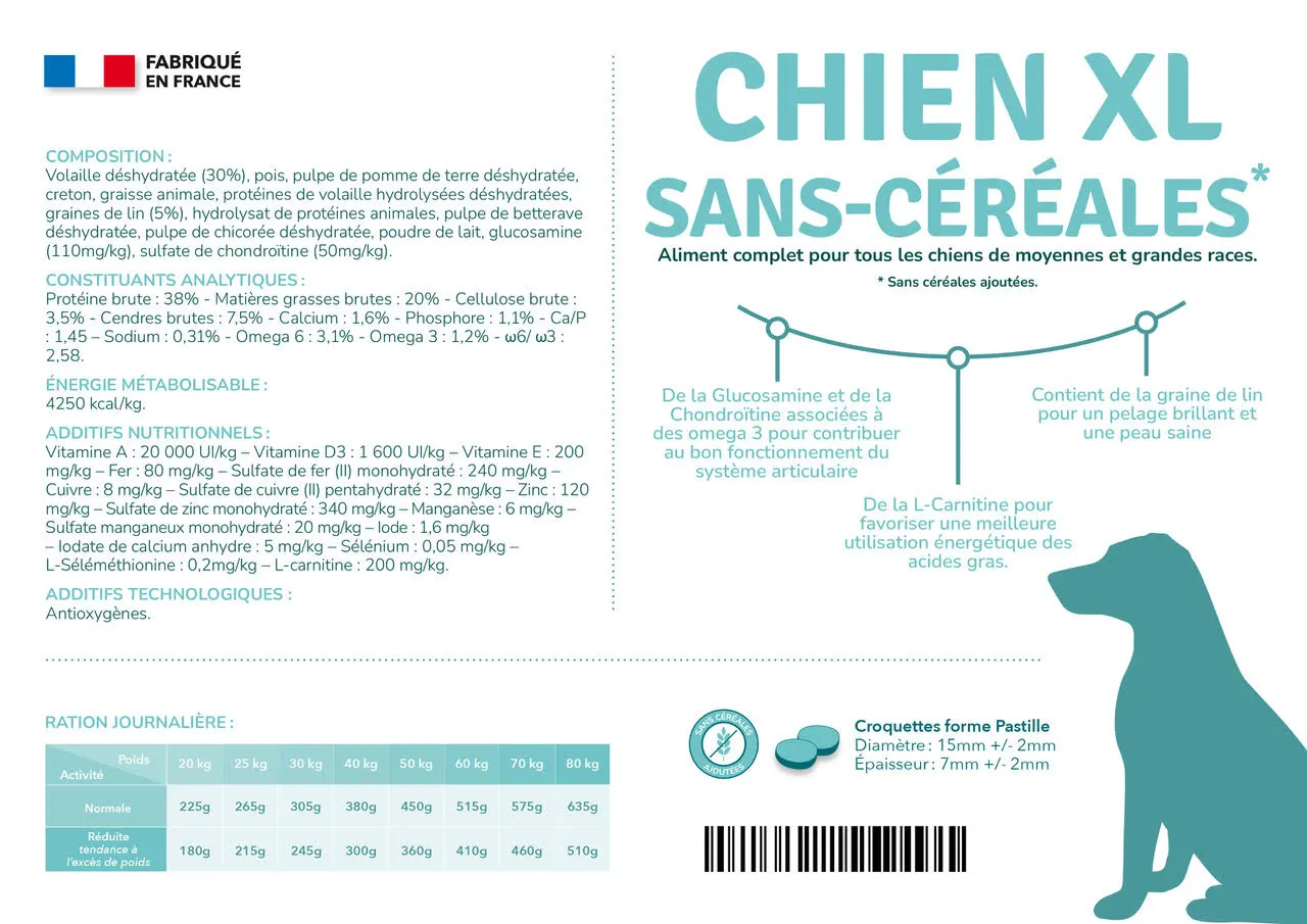 Preference Chien XL Sans Céréales 18Kg 5 Preference Chien XL Sans Céréales 18Kg – Image 3