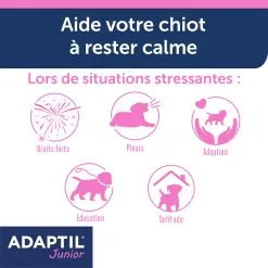 Adaptil Junior Collier (46,5cm) 12 Adaptil Junior Collier (46,5cm) -ROYAL CANIN Soldes adaptil collier junior 2 FR