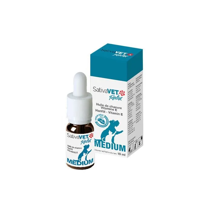 TVM Sativavet Relax Medium 10ml 3 TVM Sativavet Relax Medium 10ml