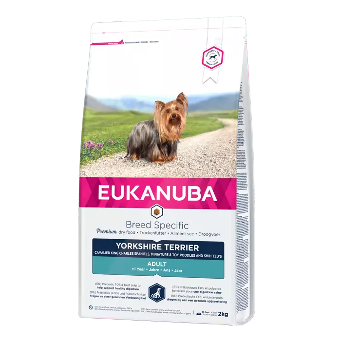 Eukanuba Yorkshire Terrier Pour Chien 2kg 3 Eukanuba Yorkshire Terrier Pour Chien 2kg